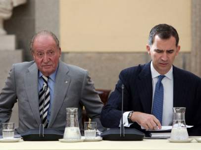 Juan Carlos I y Felipe VI