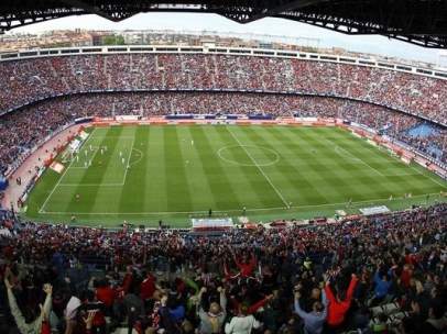 Estadio Vicente Calderón en el Atlético de Madrid - Celta