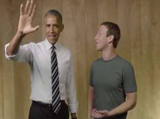 Mark Zuckerberg y Barack Obama