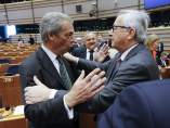 Juncker y Farage Juncker y Farage