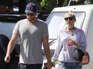 Liam Hemsworth y Miley Cyrus