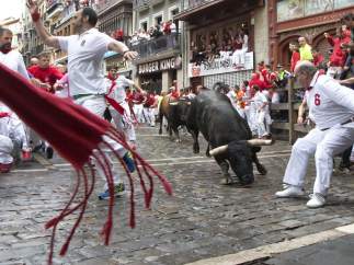 sanfermines, septimo encierro