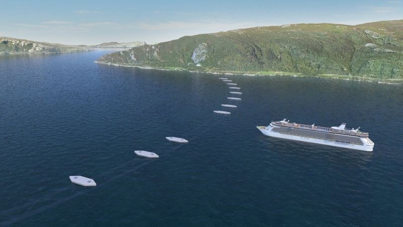 Túneles flotantes en los fiordos noruegos