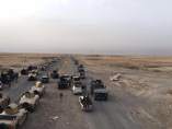 Columna del Ejército iraquí al sur de Mosul Columna del Ejército iraquí al sur de Mosul
