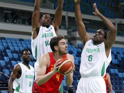Pau Gasol ante Nigeria