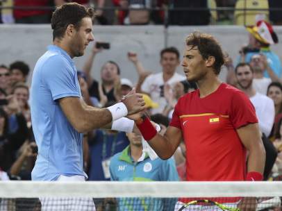 Del Potro y Nadal