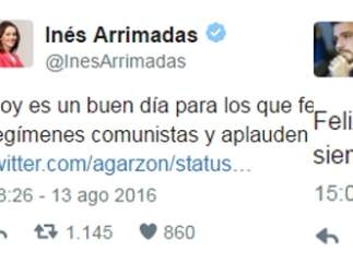 Arrimadas y Garzón, en Twitter