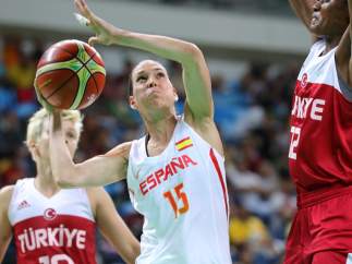 Anna Cruz en el España - Turquía