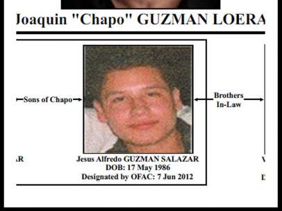 Jesús Alfredo Guzmán Salazar, hijo de 'El Chapo'