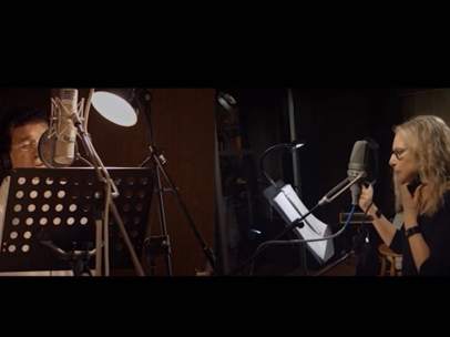 Barbra Streisand y Antonio Banderas cantan juntos