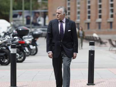 Luis Bárcenas acude a los juzgados de Plaza de Castilla