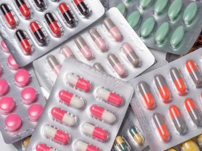 Antibióticos. Fármacos. Blíster. Pastillas.