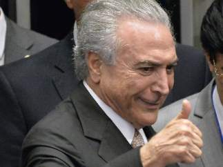 MIchel Temer, el día del impeachment de Dilma Rousseff