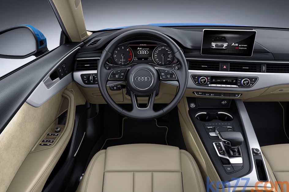 Interior del Audi A5 Sportback g-tron