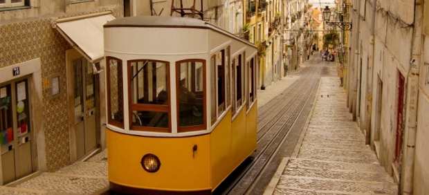 Un tranvía de Lisboa