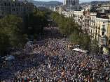 Barcelona, abarrotada en la Diada Barcelona, abarrotada en la Diada