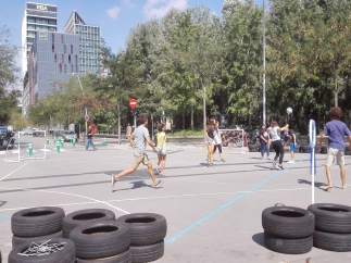 Nuevos usos a la 'supermanzana' de Poblenou