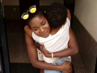María José Abeng, madre biológica de Juan Francisco