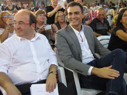 Pedro Sánchez y Miquel Iceta (Archivo)