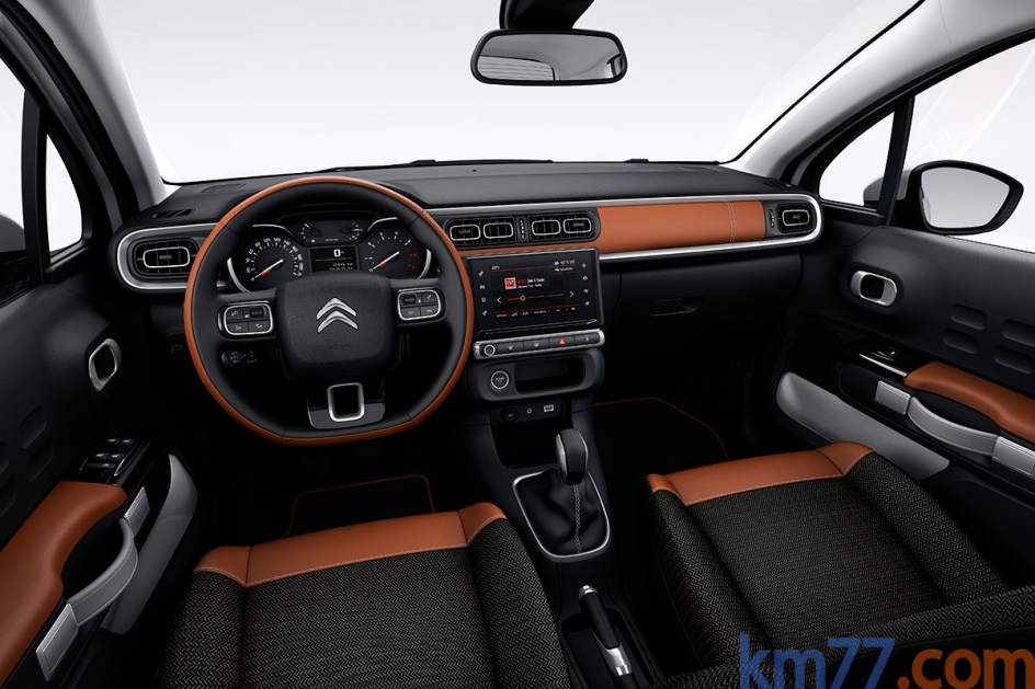 Aspecto interior del Citroën C3