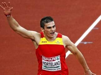 El atleta español Bruno Hortelano