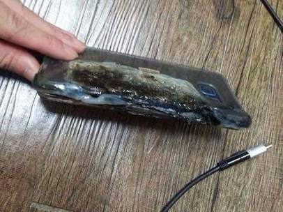 Note 7 quemado