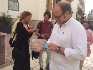 Sebastián Perez, Juventudes Socialistas de Huelva.