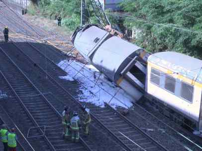 Accidente de tren en O Porriño