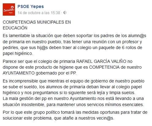 PSOE de Yepes