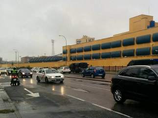 Circulación en el CIE de Aluche