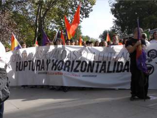 Así fue la protesta estudiantil contra las reválidas de la Lomce