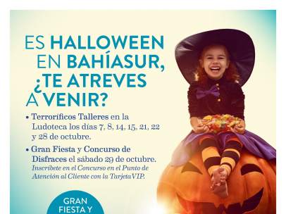 Actividades terroríficas para celebrar Halloween en la Ludoteca de Bahía Sur.