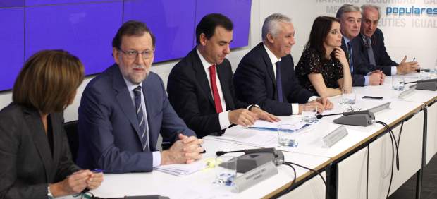 Rajoy preside la Junta Directiva Nacional del PP