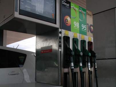 Un surtidor de gasolina