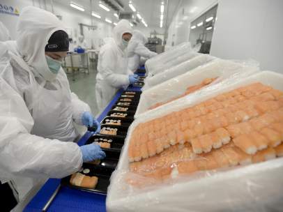 Planta de procesado de sushi de Isidro de la Cal