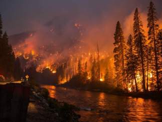 Incendio en Gatlinbug, Tennessee