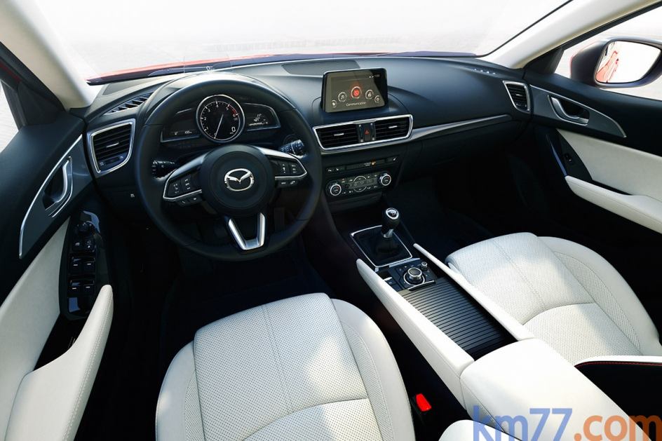 Interior del Mazda 3