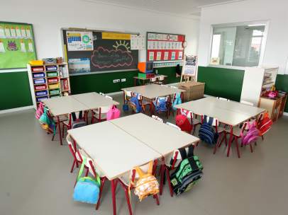 Un aula de un colegio