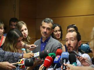 Pablo Echenique y José Manuel López, de Podemos