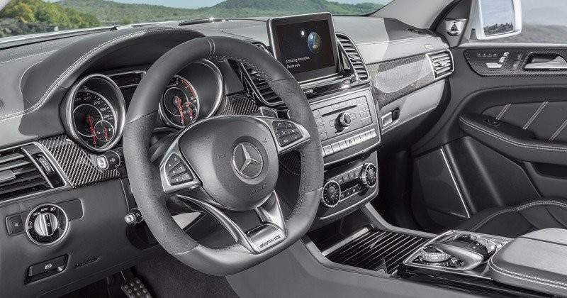 Aspecto interior del Mercedes-Benz GLE Coupé