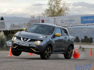 Maniobra de esquiva del Nissan Juke