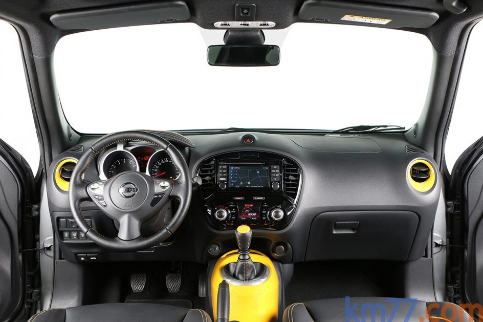 Imagen del interior del Nissan Juke