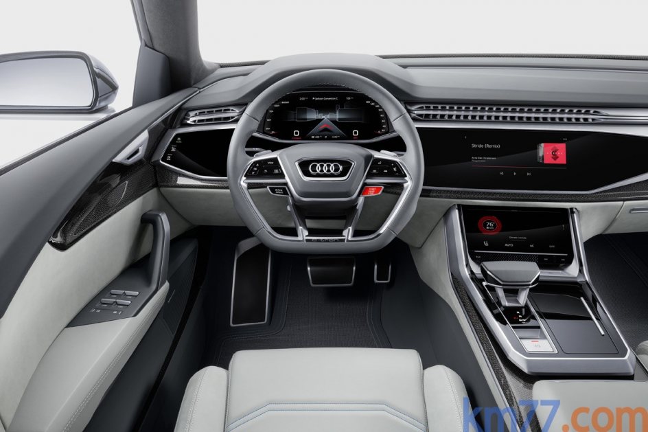 Interior del Audi Q8 concept