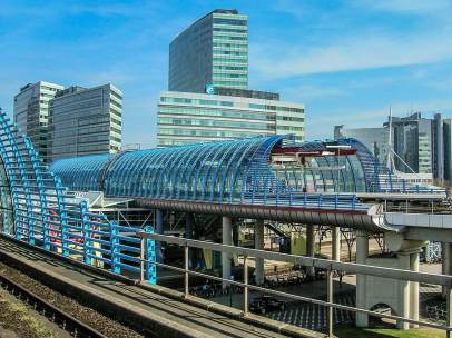 Estación de tren en Ámsterdam