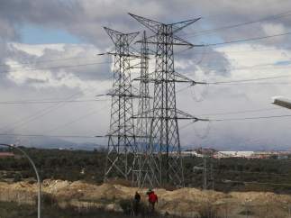 Electricidad, energía, cables, torres eléctricas, corriente