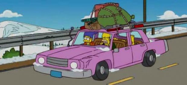 El coche de Homer Simpson. 