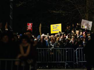 Protestas contra la investidura de Donald Trump en Nueva York