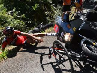 Accidente de ciclista.