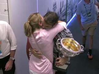 Federer y su mujer