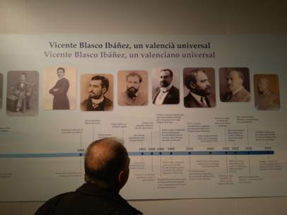 Exposición sobre Blasco Ibáñez.